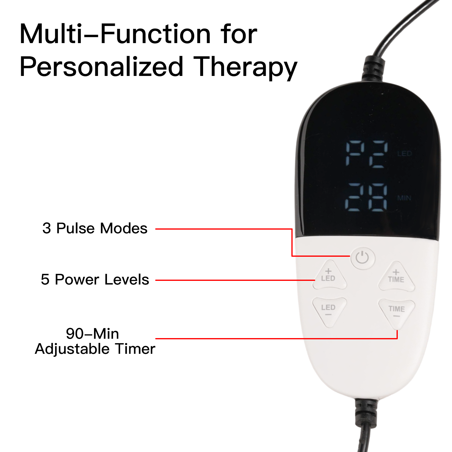 RED Light Therapy Pad with Neck Support