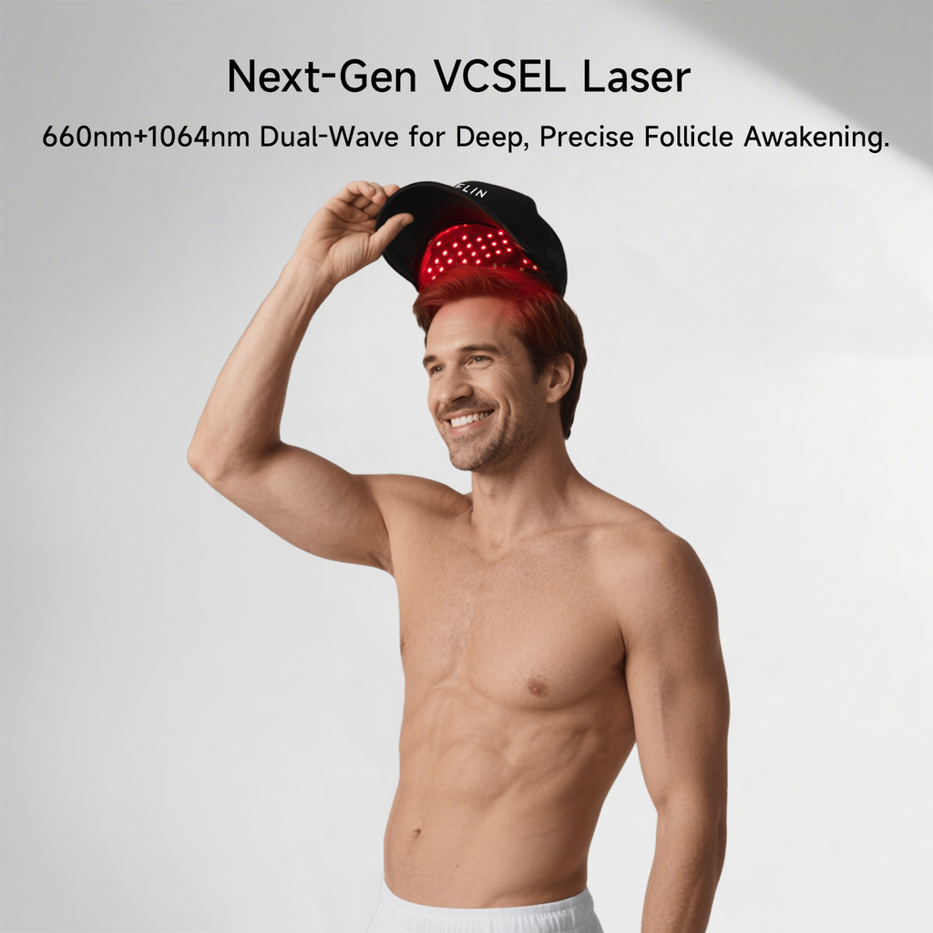 Megelin GrowLux Laser+LED Cap