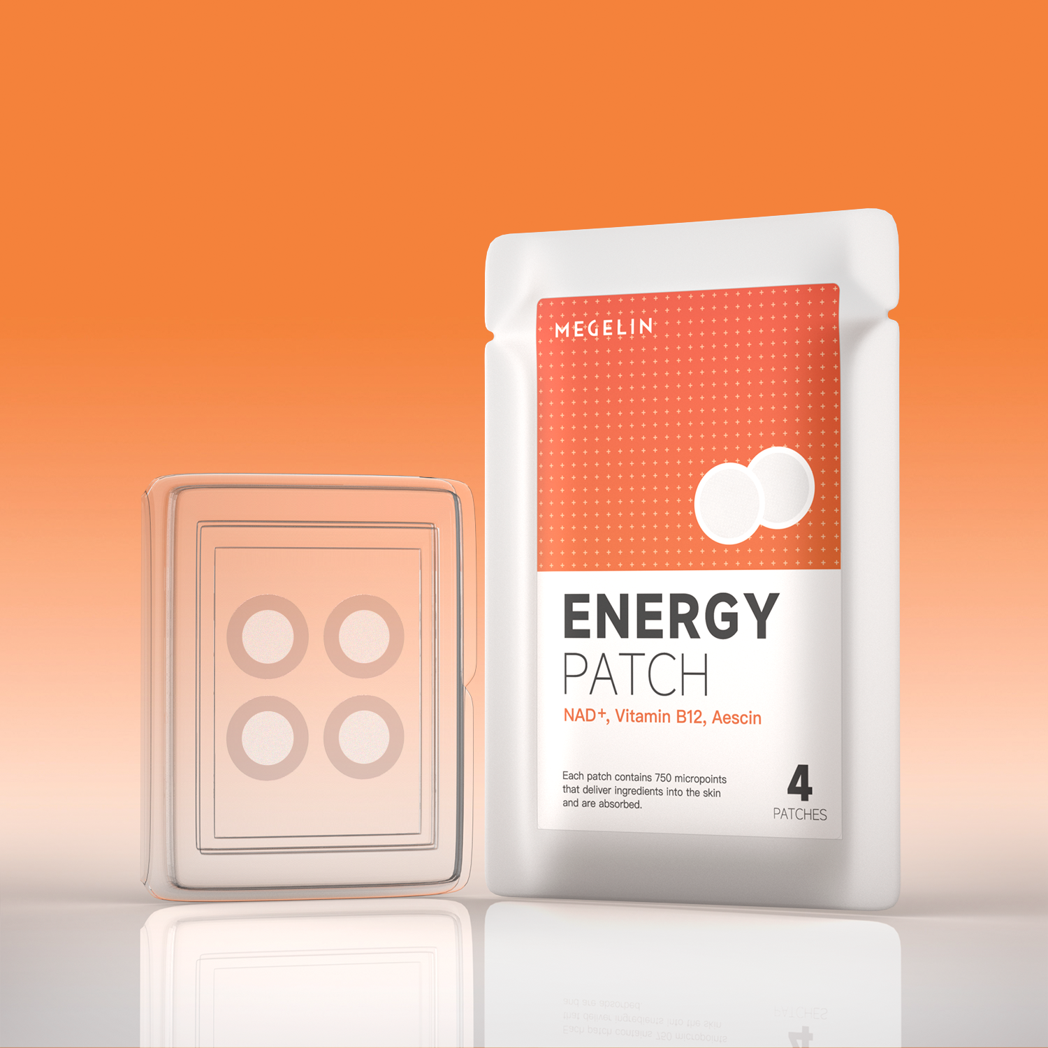 Megelin NAD+ Energy Micro-Infusion Patch