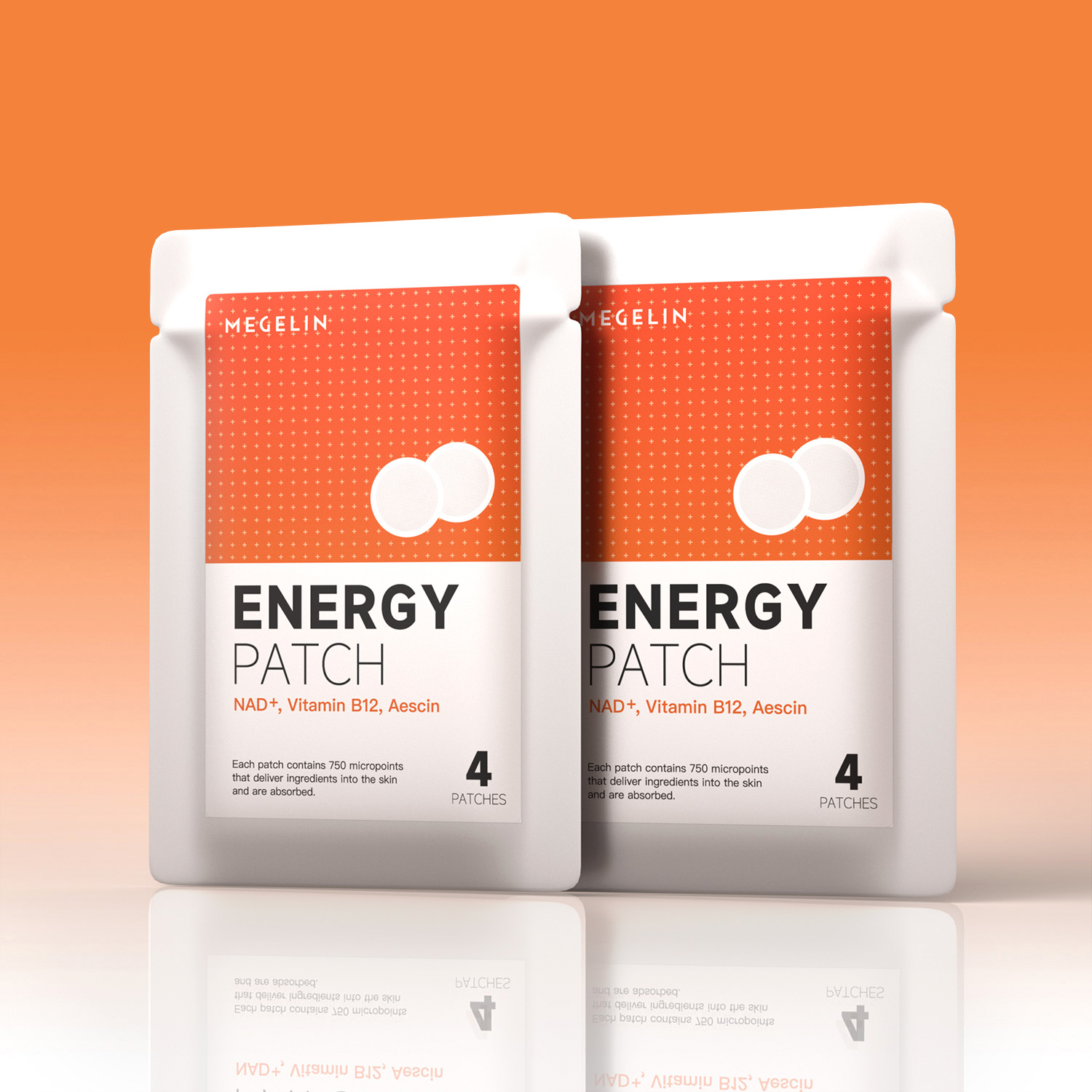 Megelin NAD+ Energy Micro-Infusion Patch