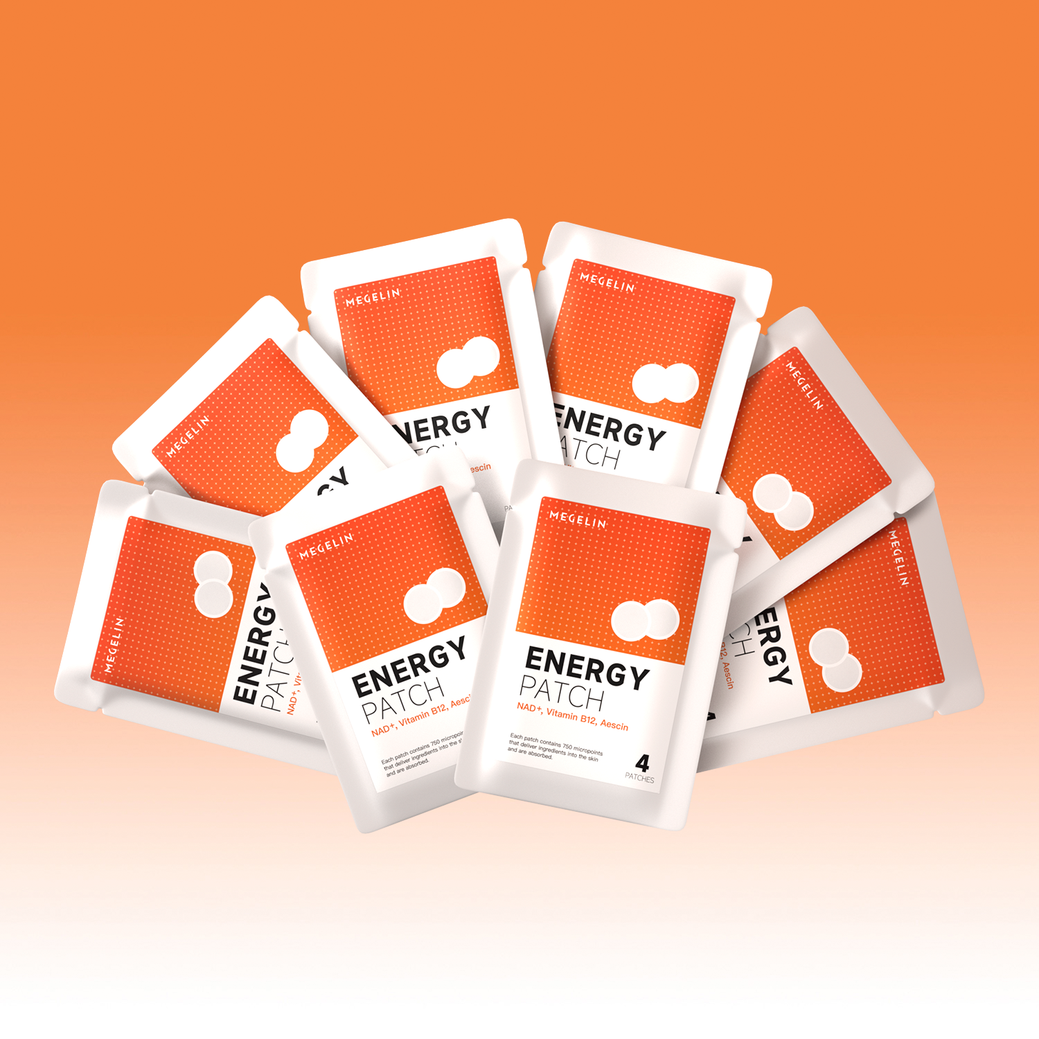 Megelin NAD+ Energy Micro-Infusion Patch