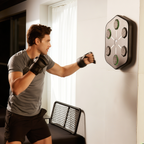 Megelin Music Boxing Machine with Boxing Gloves